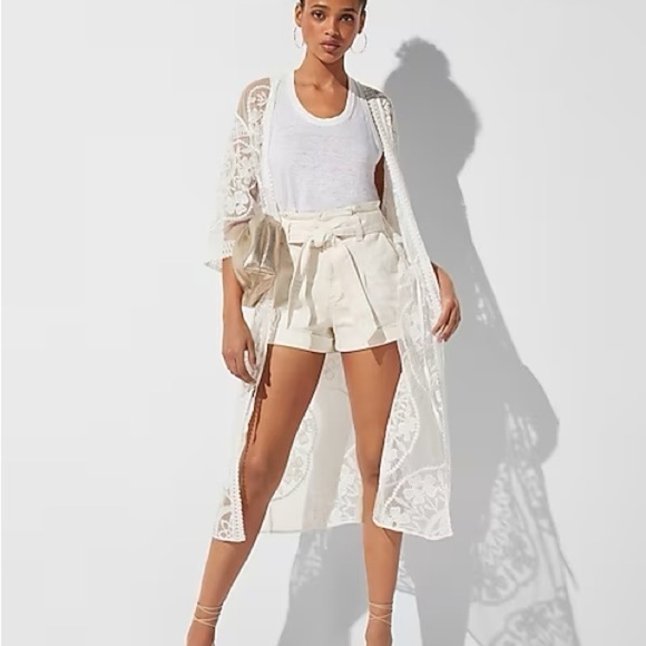 Express Shortie High Waist Shorts Size 6 - Picture 13 of 13